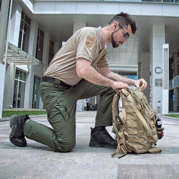 Comfortable Hiking Pants for Men with Elastic Waist