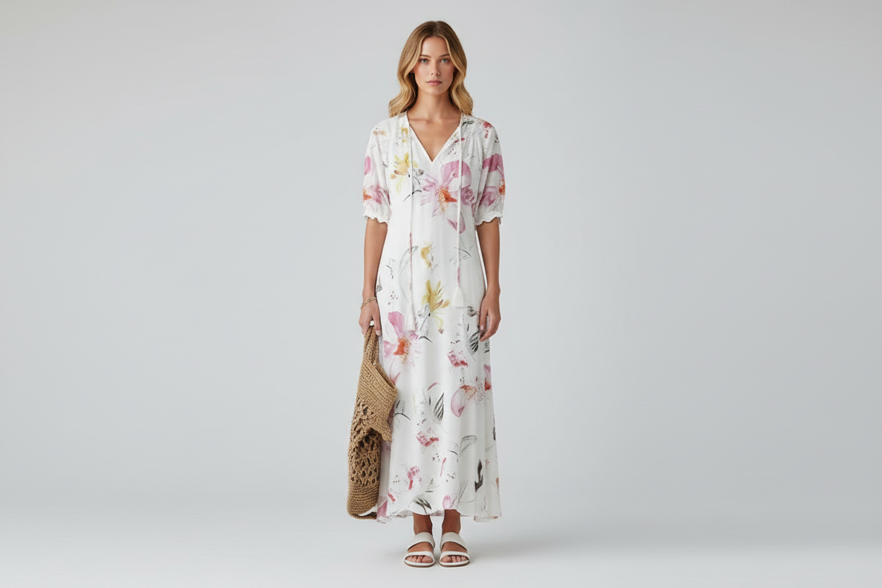 Ladies Lightweight Summer Dress - Luxivelle