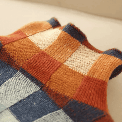 Soft Multicolor Crew Neck Cashmere Sweater