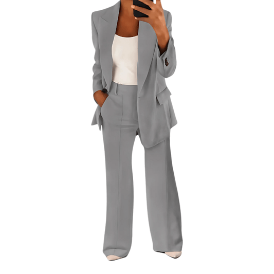 Classic Suit Jacket and Pants Set - Luxivelle