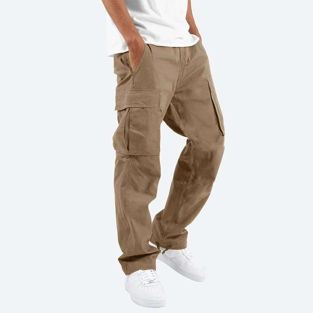 Relaxed Fit Cargo Pants with Extra Pockets