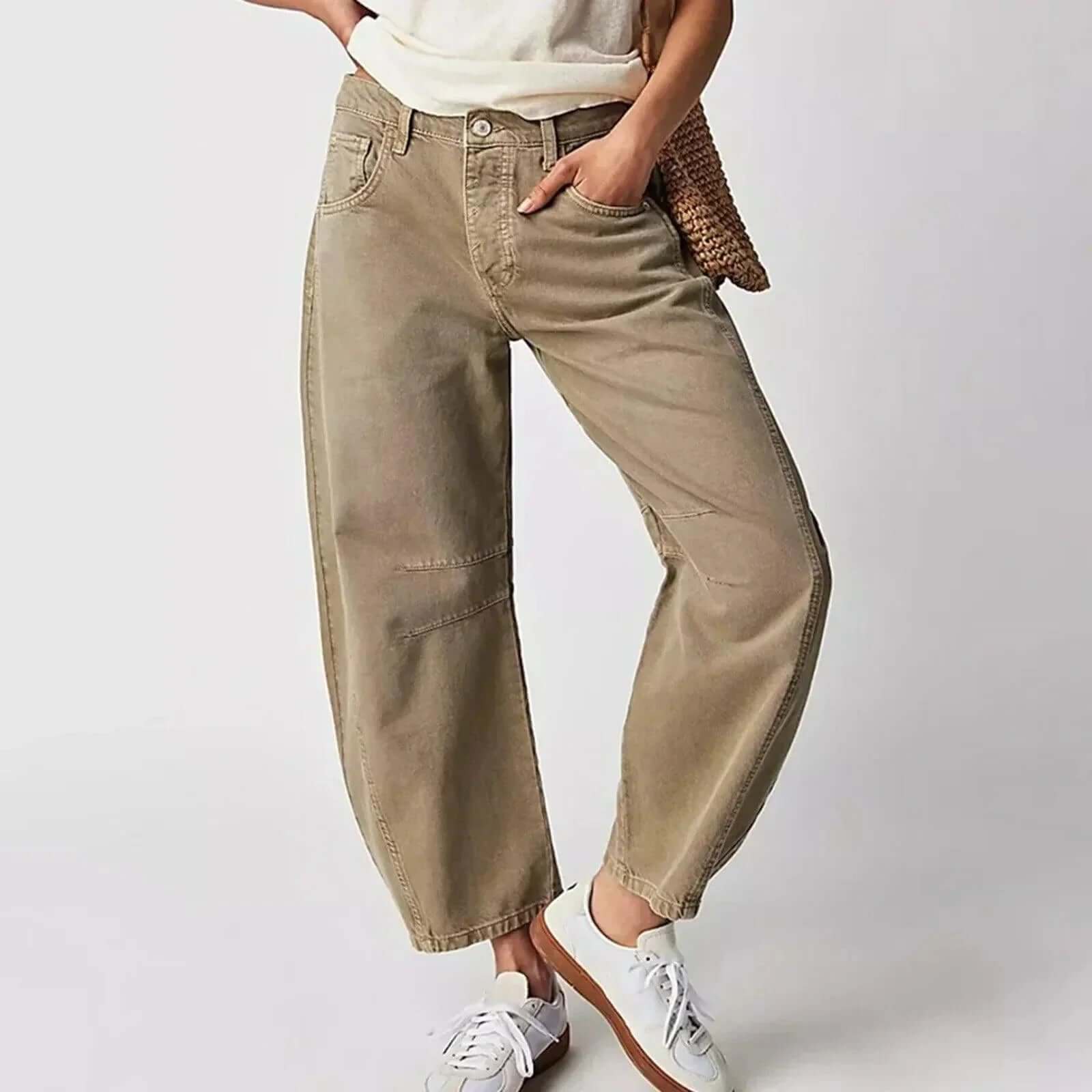 Comfortable Loose Fit High Waisted Women's Jeans - Luxivelle