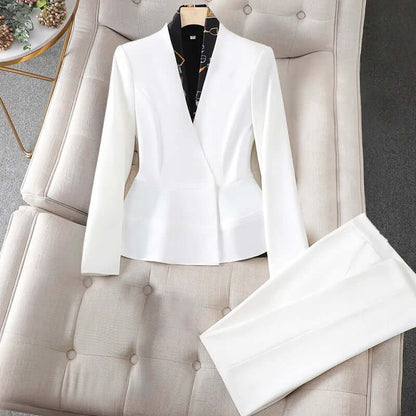 Petite Tailored Business Suit Set