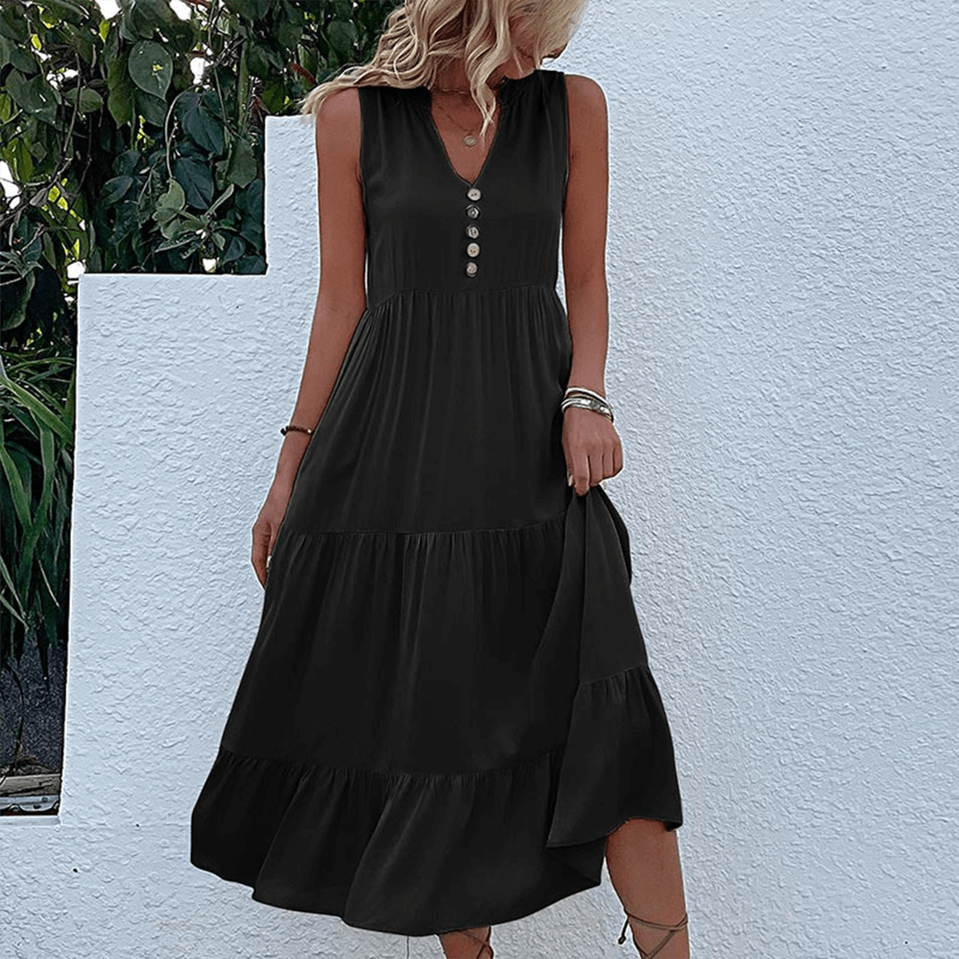 Relaxed Fit Tank Style Summer Dress