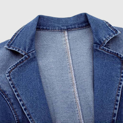 Relaxed Fit Casual Women's Denim Jacket