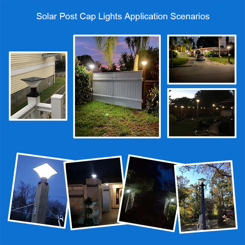 Outdoor Solar Garden Lamp - Waterproof LED 3 Mode