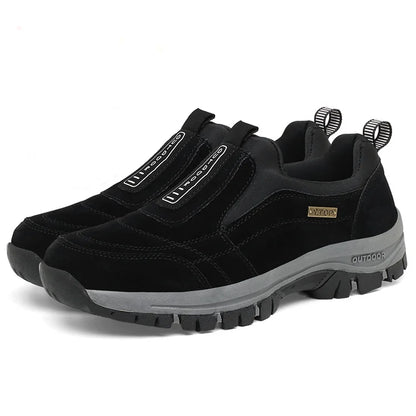 Salmon | Best Walking Shoes for Men - Breathable Fabric, Orthopedic Support-2