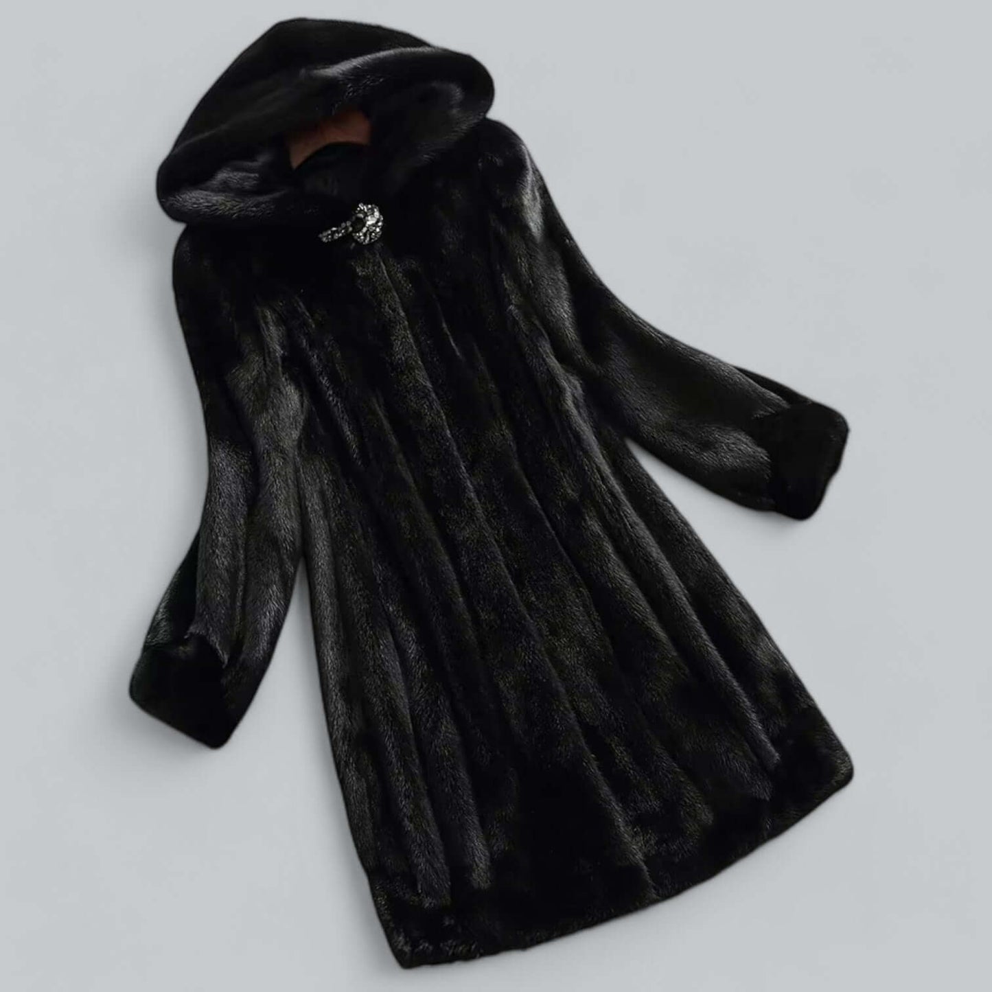 Warm Women's Faux Fur Parka Coat