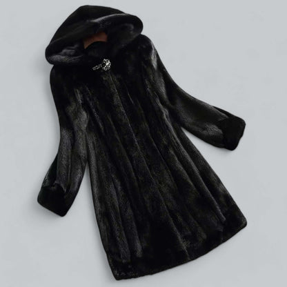Warm Women's Faux Fur Parka Coat