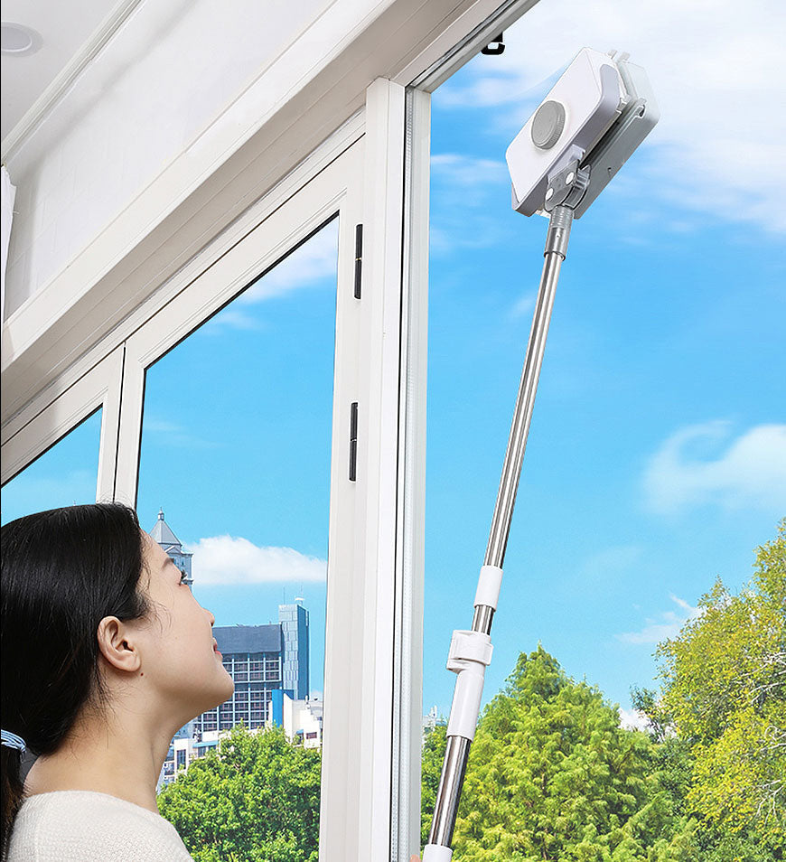 Easy Reach Window Cleaning Tool with Magnetic Double Sides