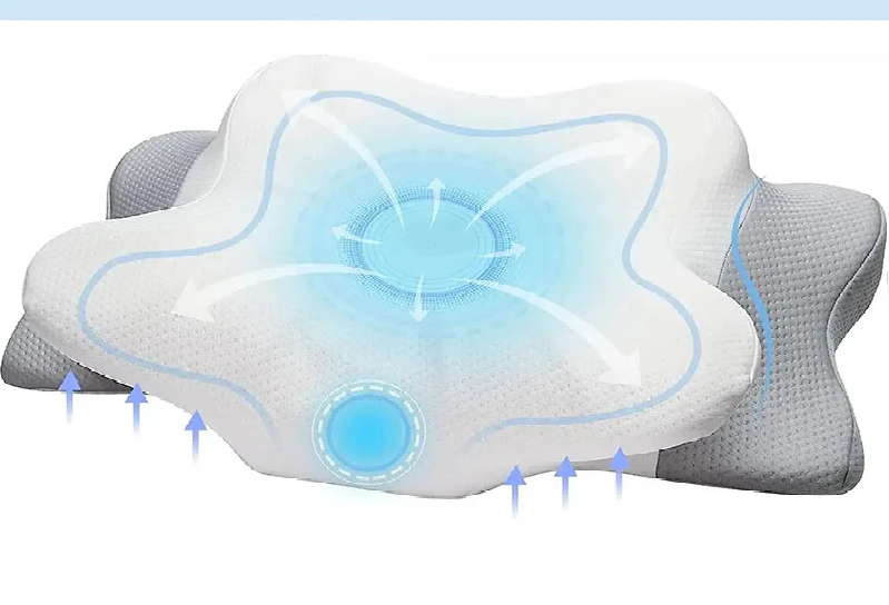 Contour Memory Foam Pillow - Ergonomic Support Neck Pillow