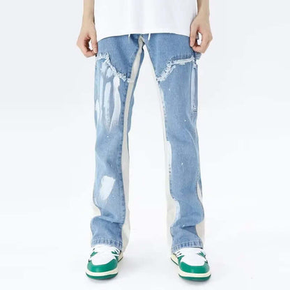 Relaxed Fit Wide Leg Jeans
