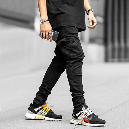 Men's Skinny Straight Leg Casual Jeans