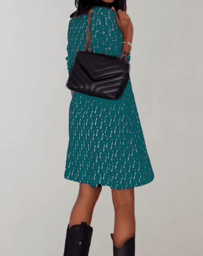 Lady's Bright Garden Party Dress