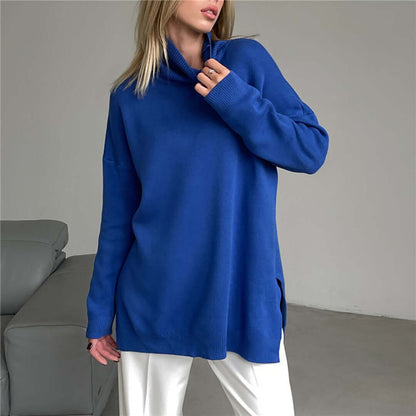 Ladies' Crew Neck Knit Sweater