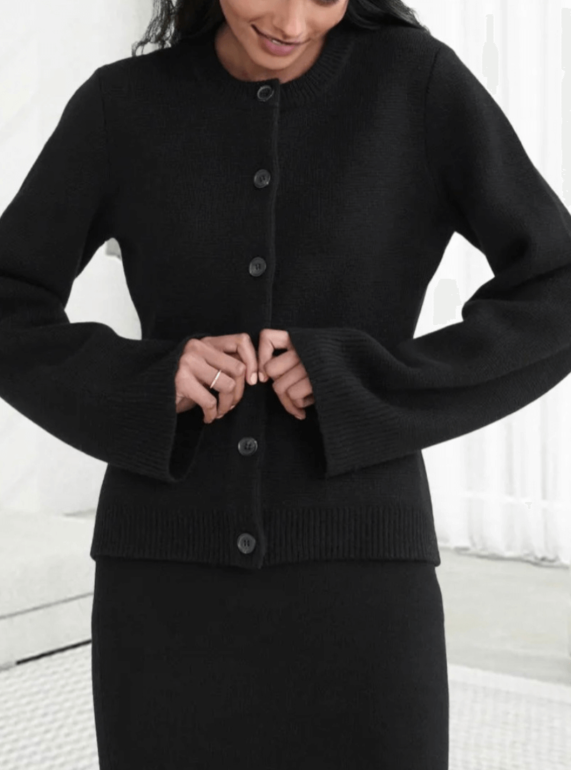 Ladies' Bell Sleeve Knit Sweater