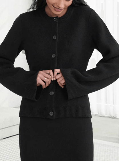 Ladies' Bell Sleeve Knit Sweater
