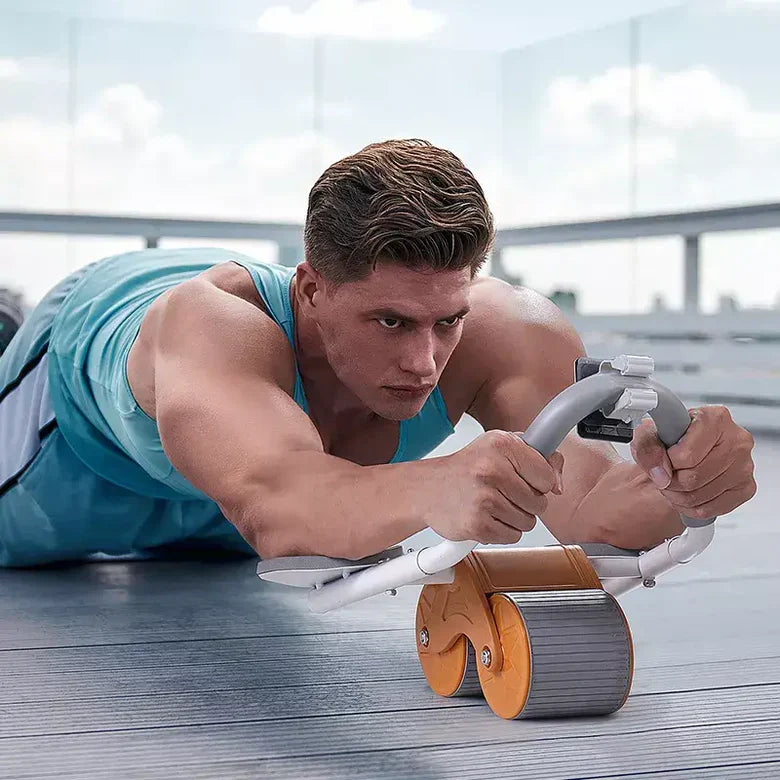 Advanced Core Workout Roller with Extra Support Timer - Luxivelle