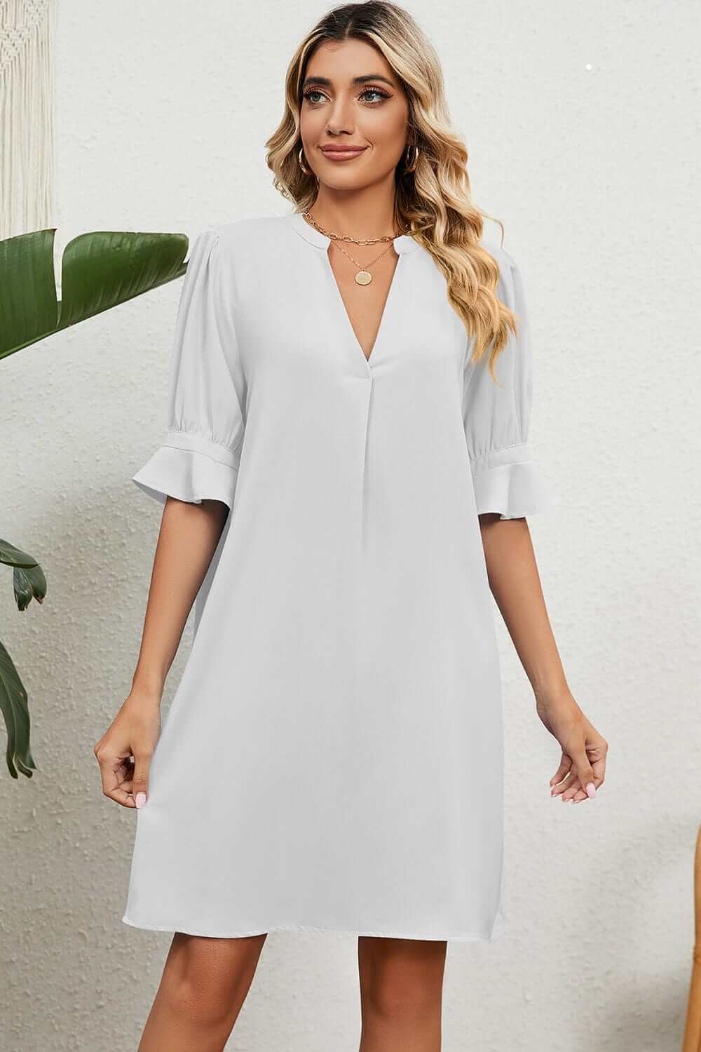 Lightweight Summer Dress for Women - Fit and Flare
