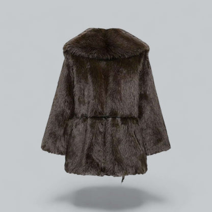 Luxurious Faux Fur Waist Coat For Women