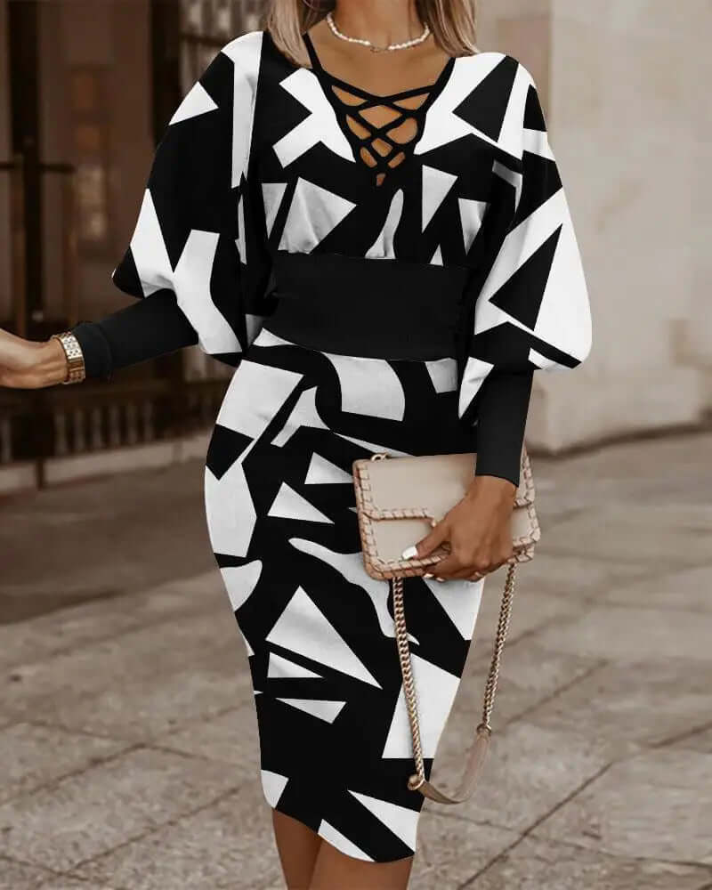 Chic Graphic 2 Piece Outfit