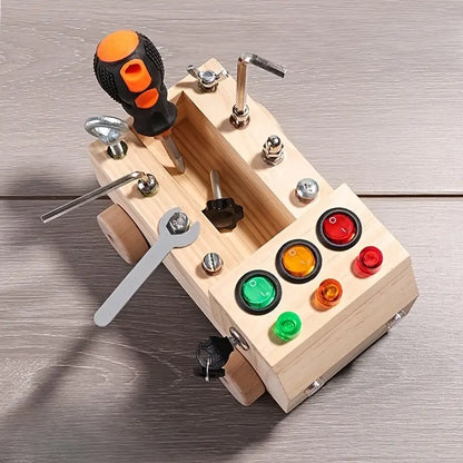 Educational Wooden Activity Board for Kids