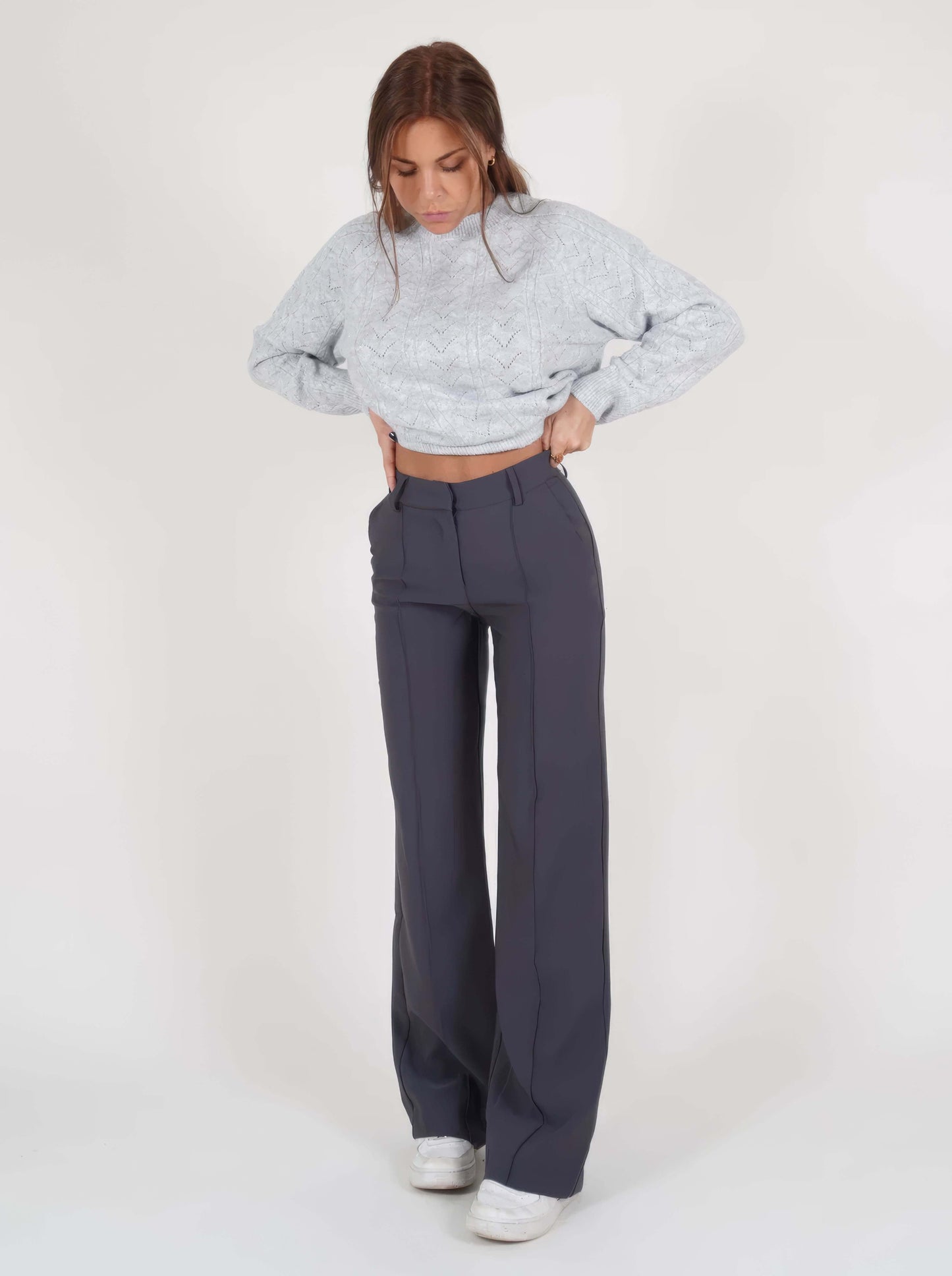 Comfortable High Waist Wide Leg Pants