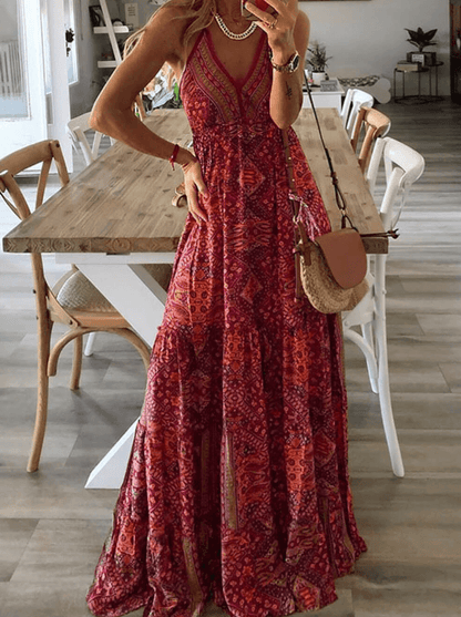 Breathable Floral Sundress - Luxivelle