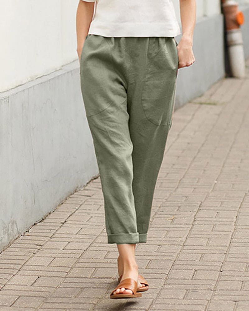 Comfortable Women's Short Pants with Pockets