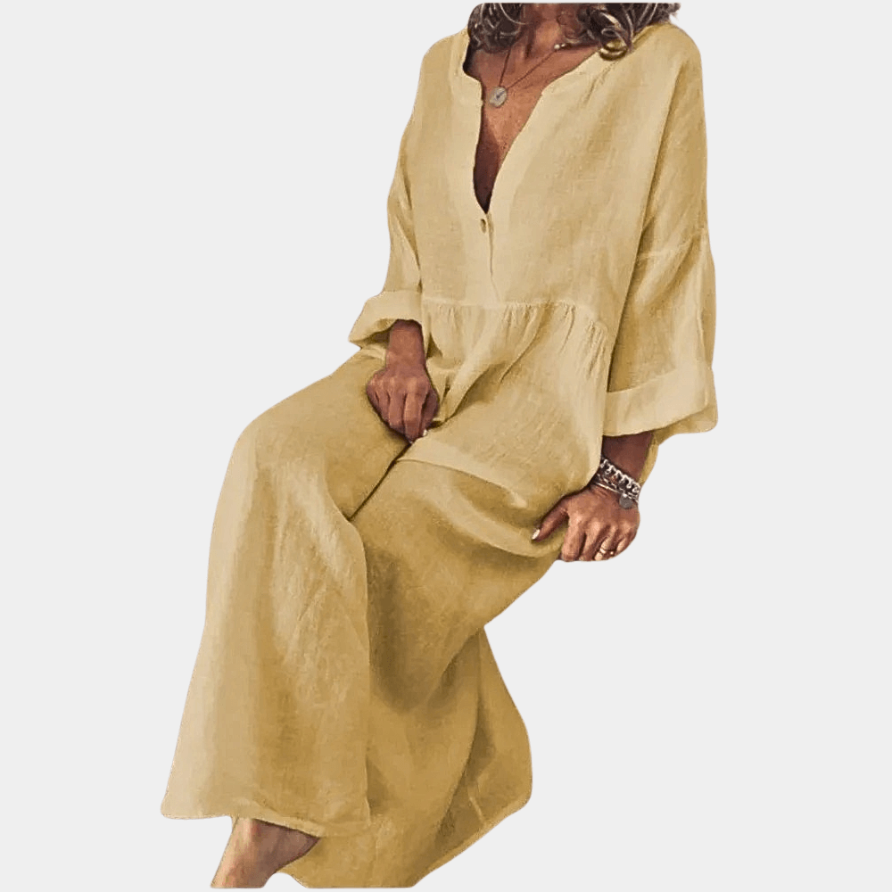 Long Sleeve Casual Summer Dress