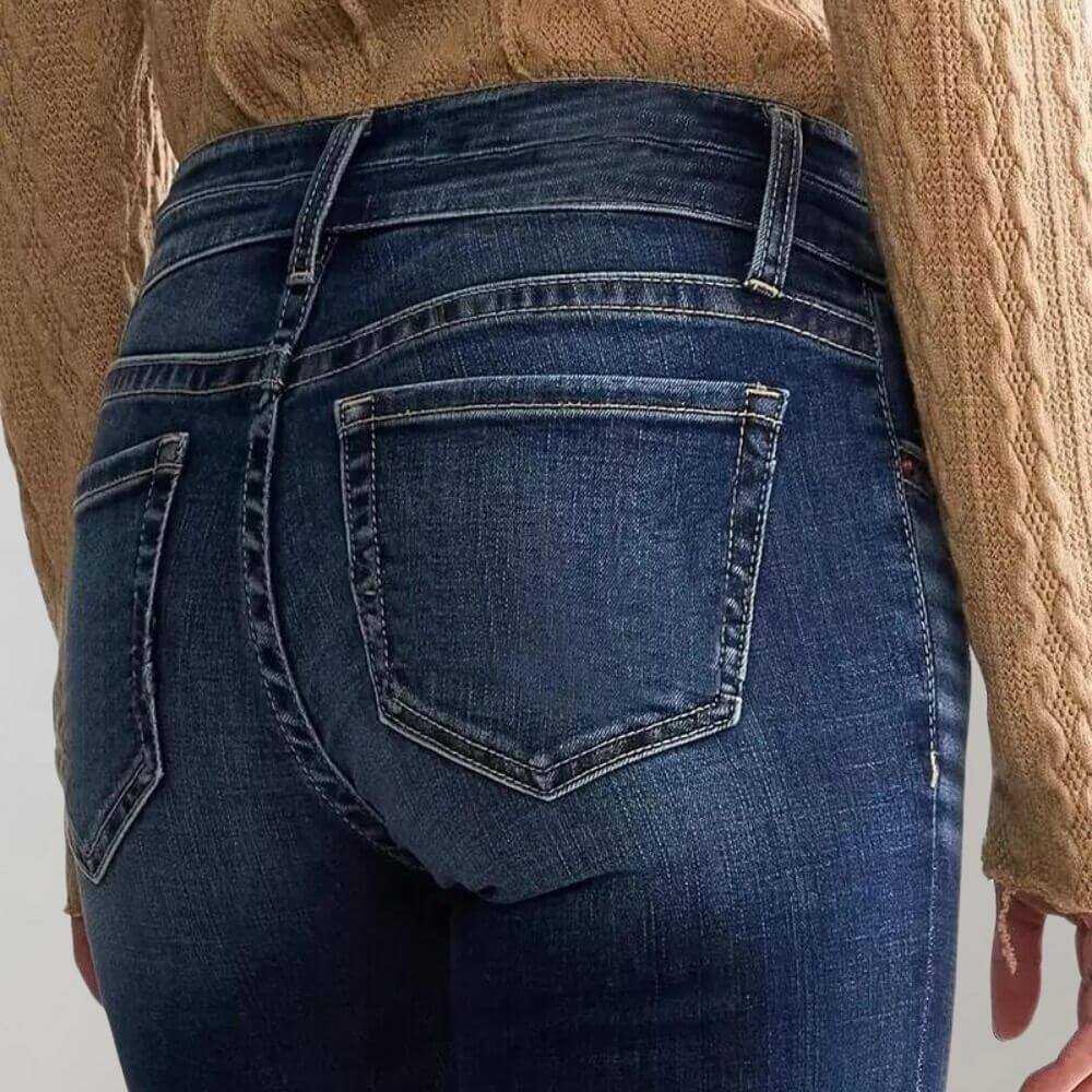 Women's High Waist Skinny Comfort Flare Jeans
