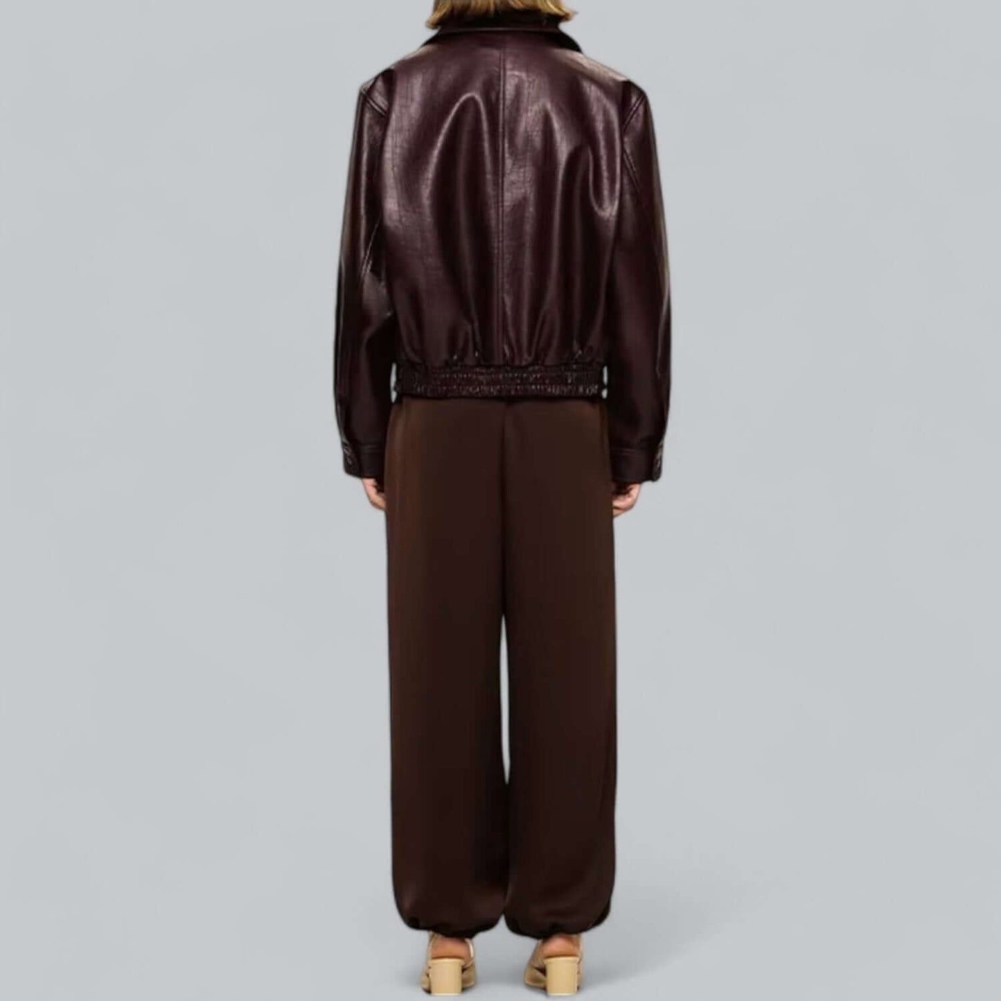 Classic Faux Leather Biker Jacket