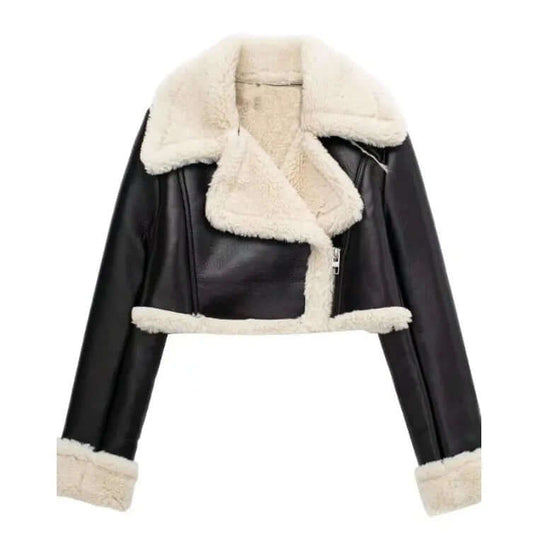 Warm Women's Lightweight Short Coat - Luxivelle