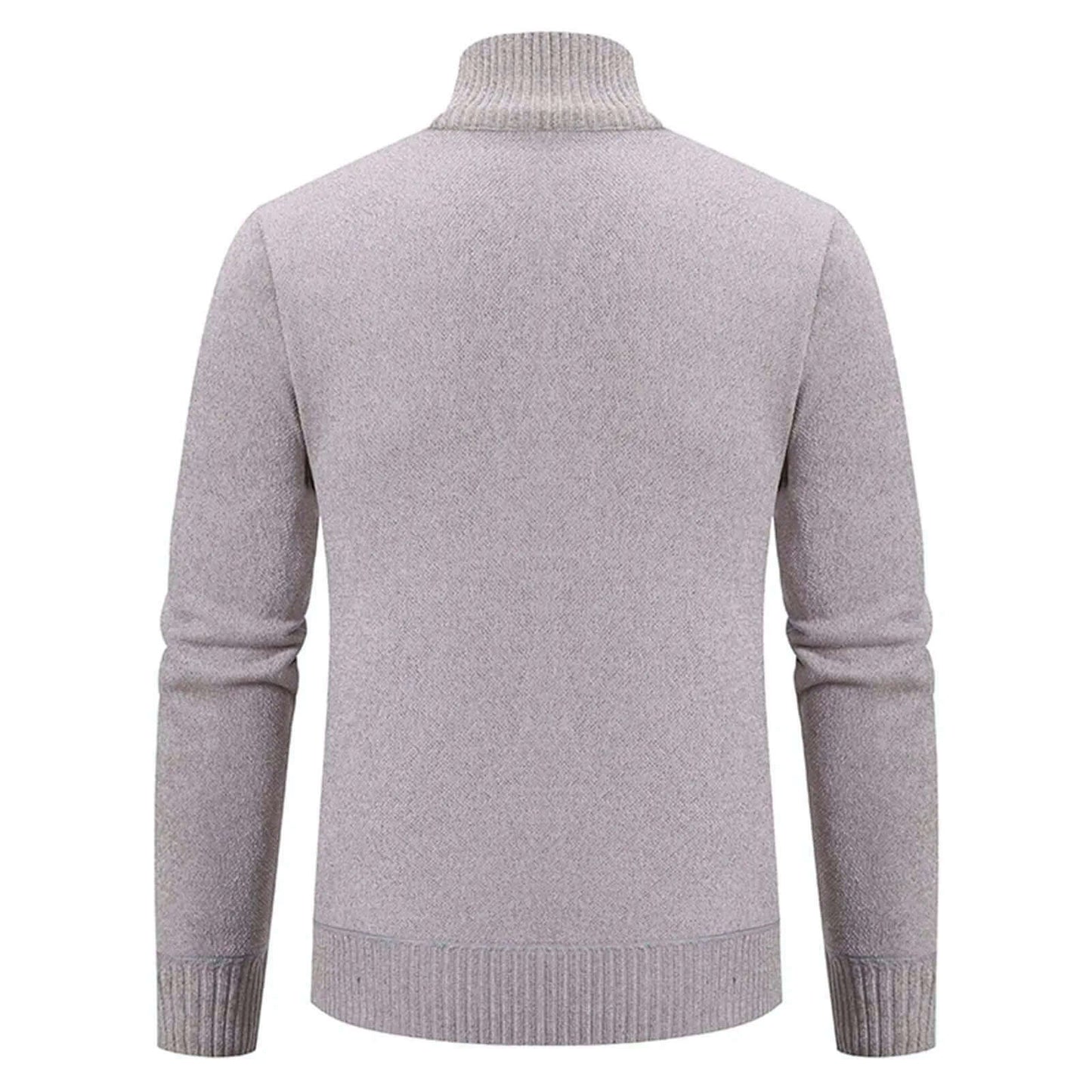Men's Soft Crew Neck Sweater Cardigan