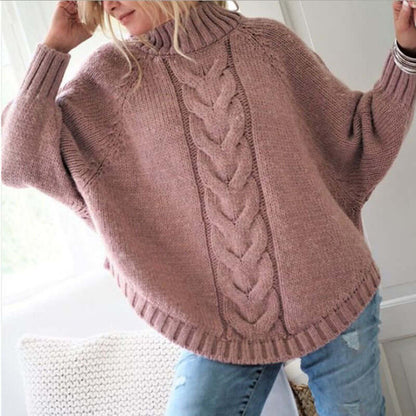 Relaxed Fit Women's Long Sleeve Sweater