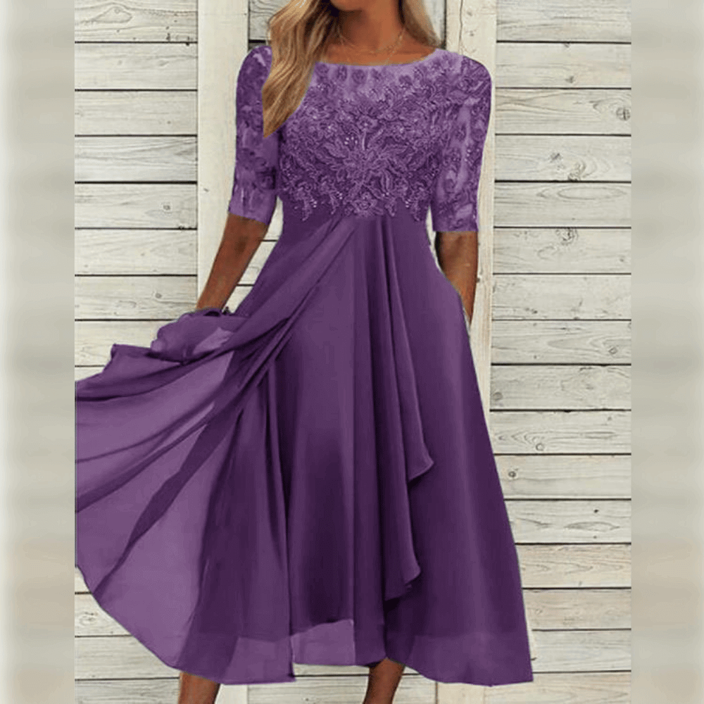 Summer Strapless Fit Cotton Dress - Luxivelle
