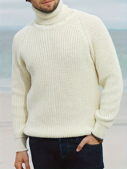 Warm Crew Neck Winter Sweater for Men