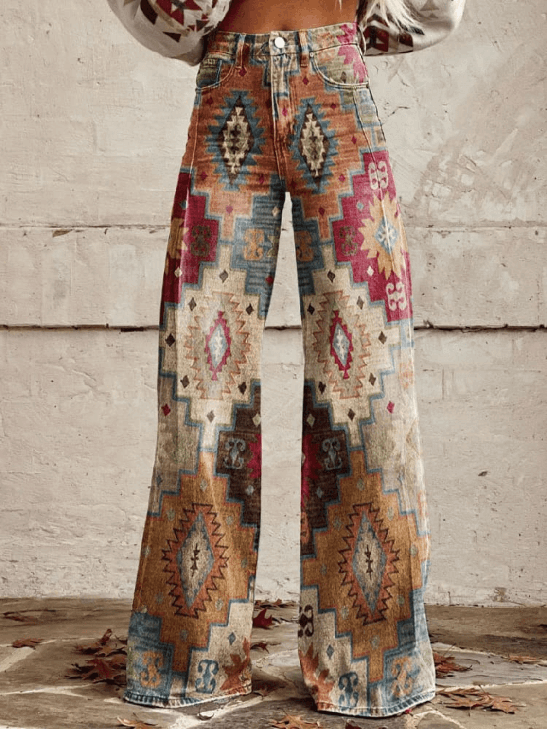 Comfortable High Waist Loose Fit Women's Pants - Luxivelle