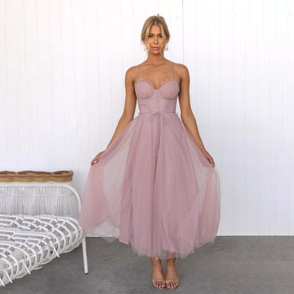 Ladies Breathable Semi Formal Party Dress