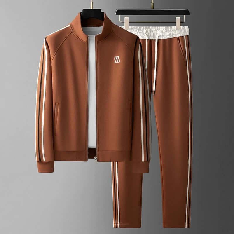 Men's Sporty Athletic Tracksuit Set - Luxivelle