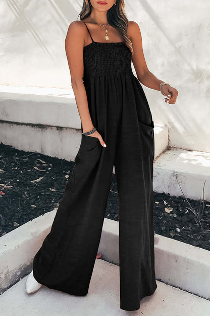 Loose Fit Tank Style Jumpsuit