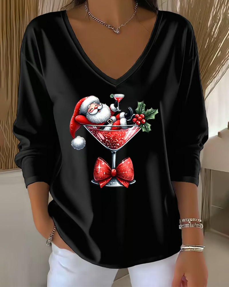 Women's Classic V Neck T Shirt - Luxivelle