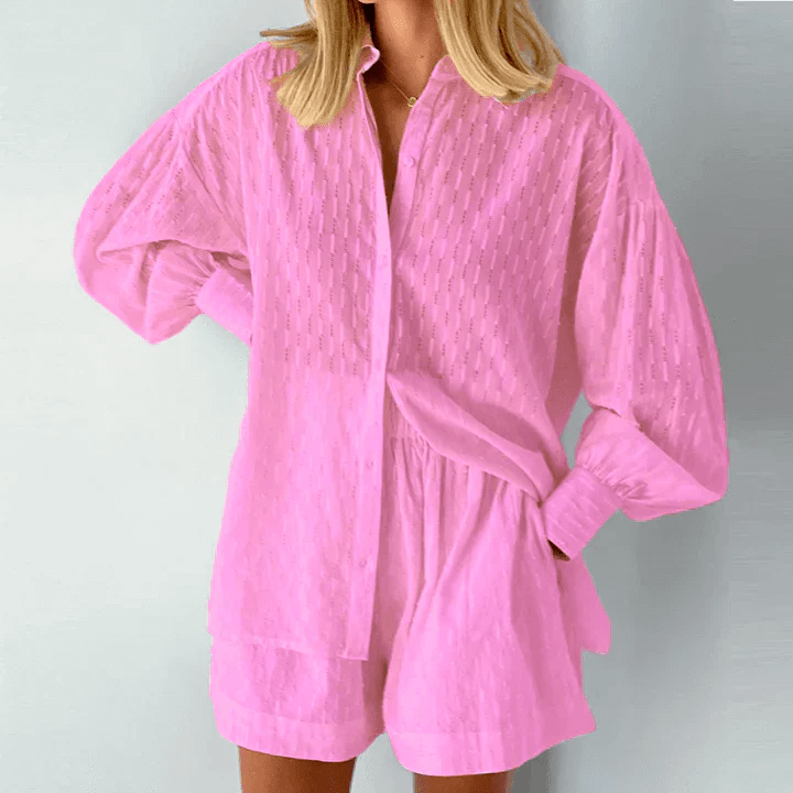 Summer Linen Pantsuit for Women