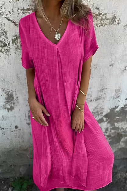 Breathable Summer Midi Dress