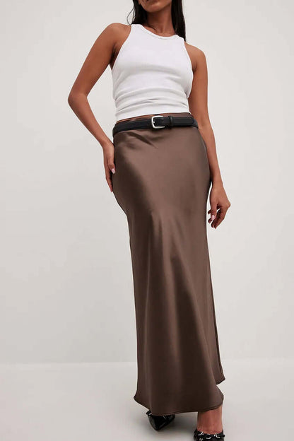 Elegant Long Flowy Skirt