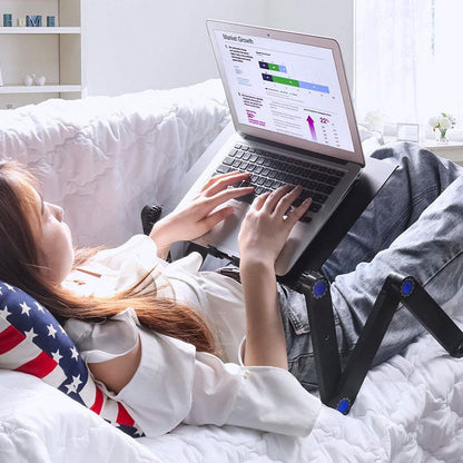 Portable Folding Laptop Desk for Computer Work - Luxivelle