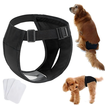 Reusable Dog Diaper Pants for Comfort and Security - Luxivelle