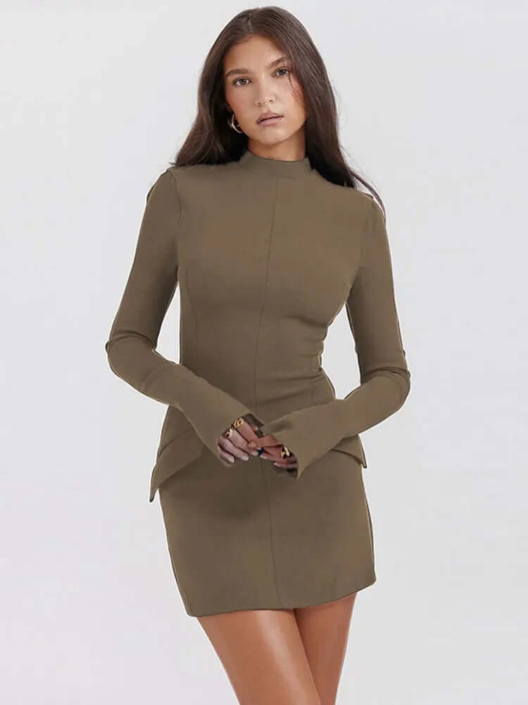 Ladies' Crew Neck Knit Dress