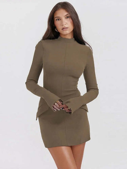 Ladies' Crew Neck Knit Dress