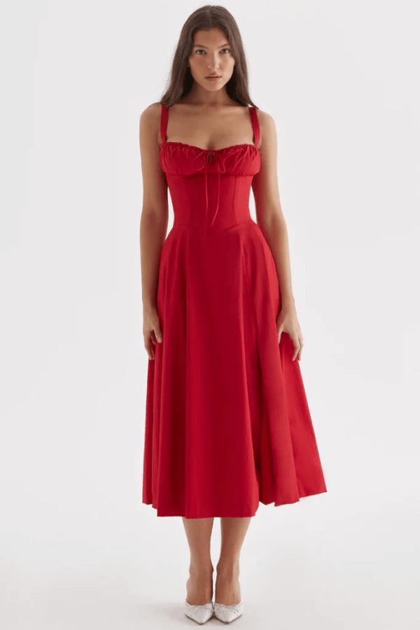 Slim Fit Ladies Summer Sundress Corset Style